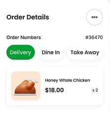 Restaurant food